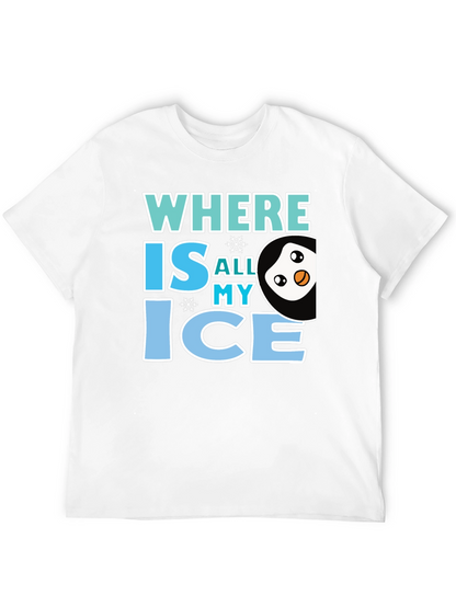 Where Is All My Ice Penguin Graphic Tee