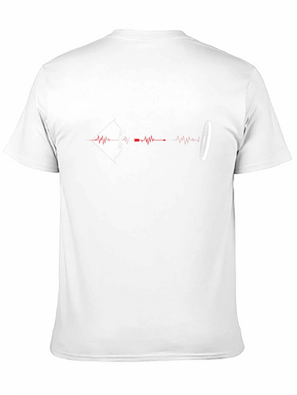 Archer Heartbeat T-Shirt - Archery Target Tee