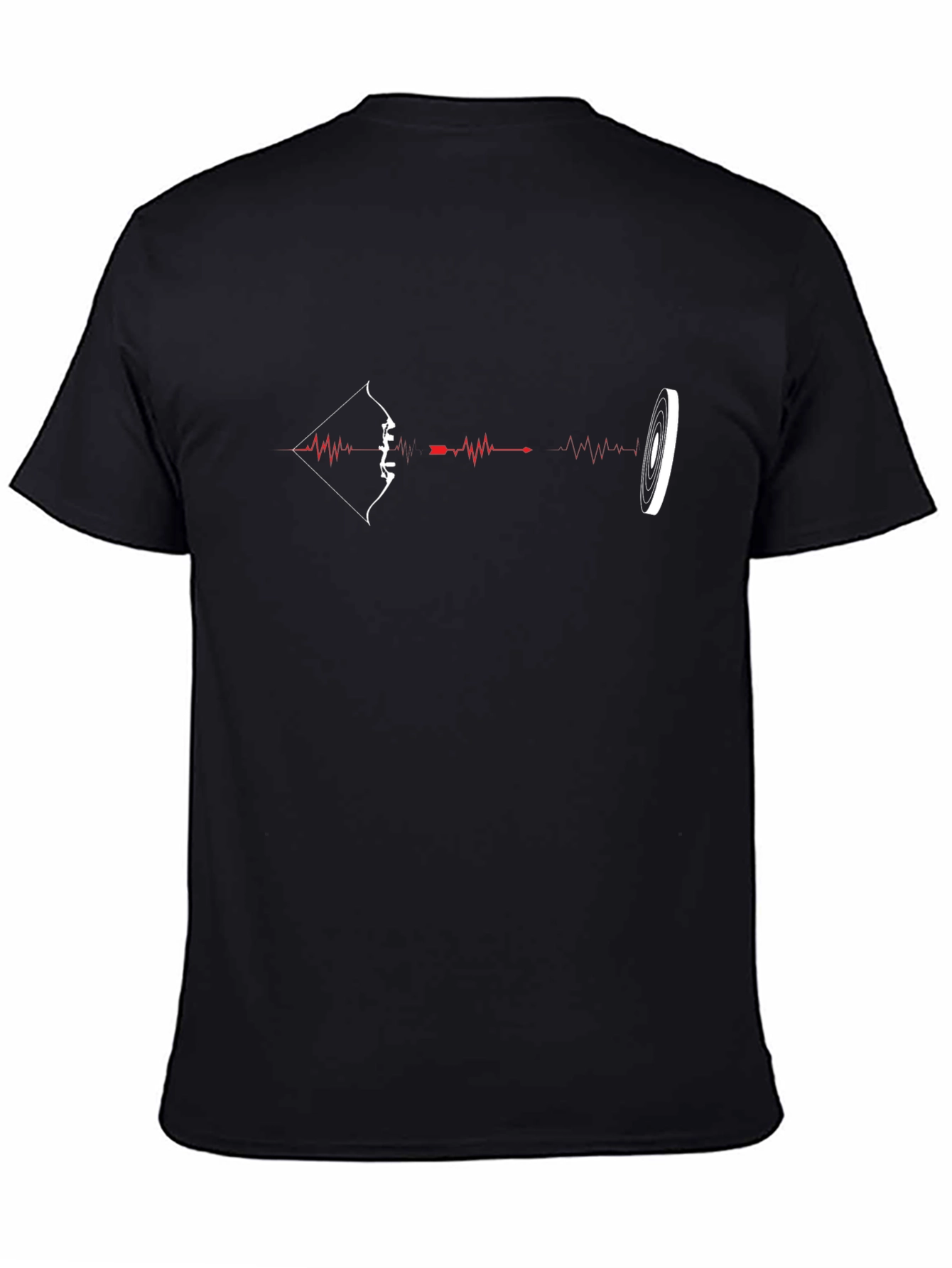 Archer Heartbeat T-Shirt - Archery Target Tee