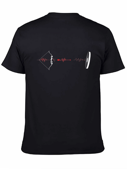 Archer Heartbeat T-Shirt - Archery Target Tee