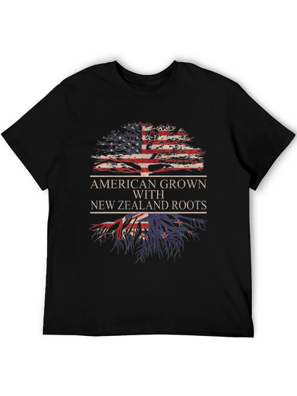 American Grown New Zealand Roots Tree T-Shirt