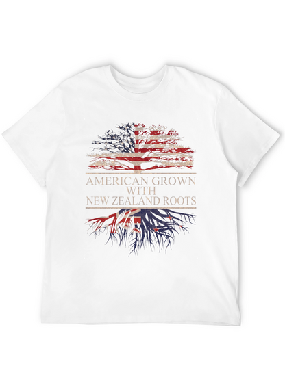 American Grown New Zealand Roots Tree T-Shirt