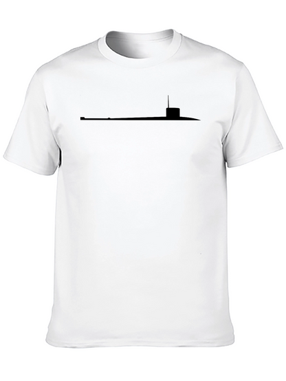 Black Submarine Silhouette T-Shirt