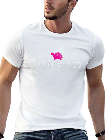 Turtle Mom Graphic Tee - Unique Design
