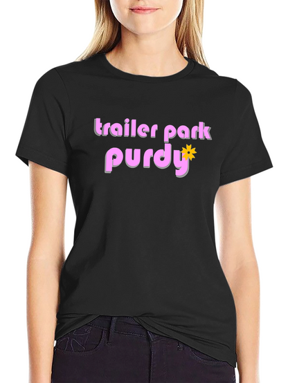 Trailer Park Purdy Black T-Shirt