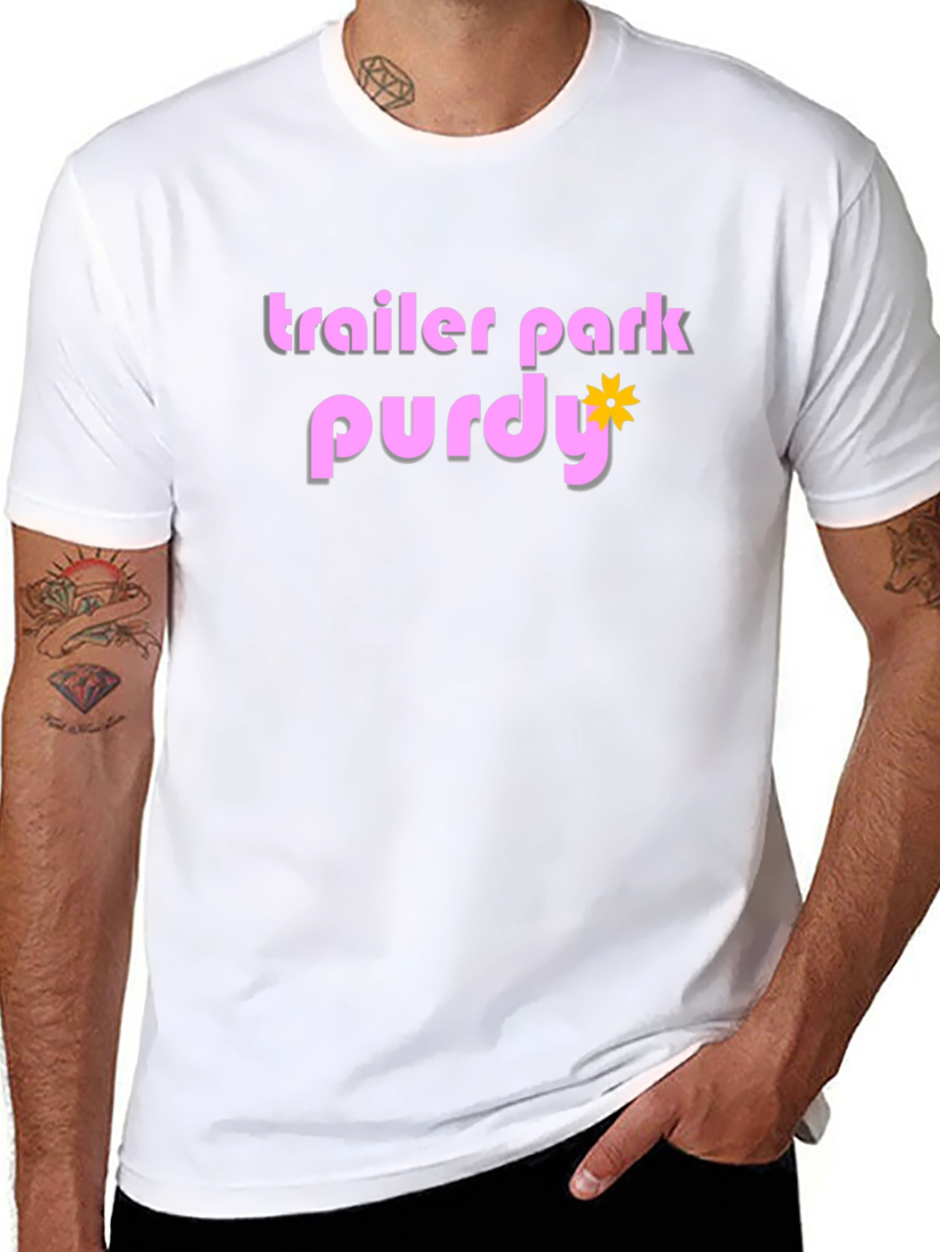 Trailer Park Purdy Black T-Shirt