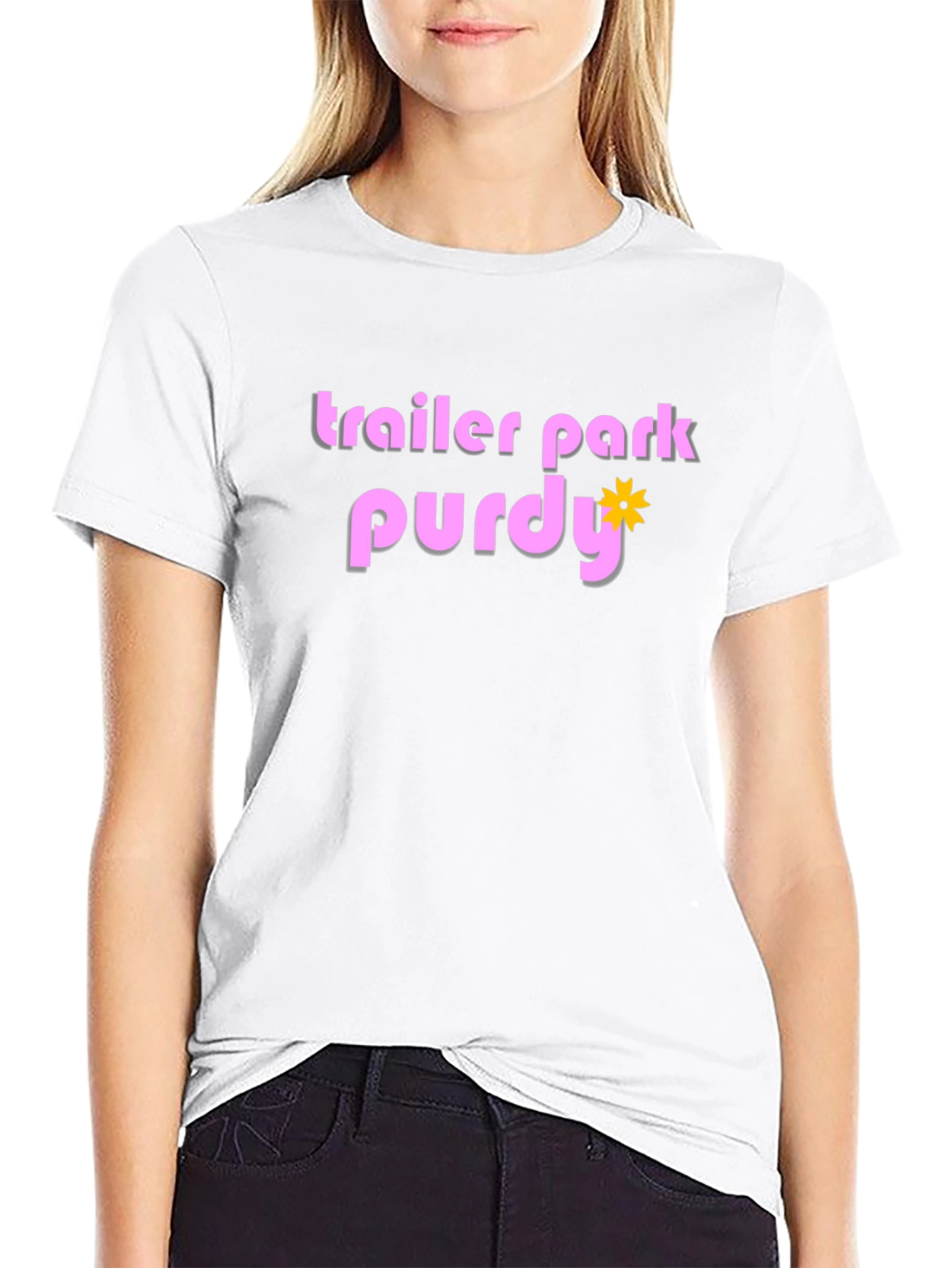 Trailer Park Purdy Black T-Shirt