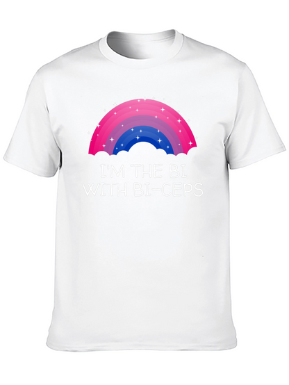Bi Pride T-Shirt - Im the Bi with Bi-ceps
