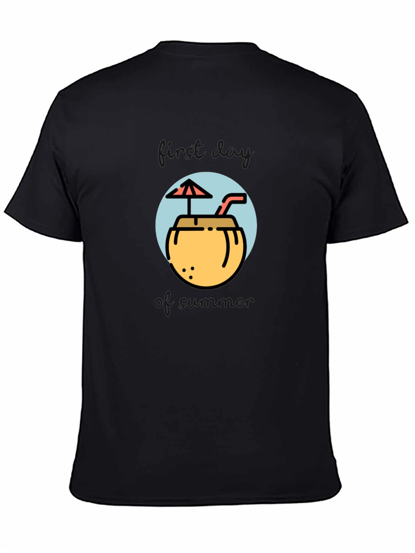 Tropical Coconut Drink Graphic Tee