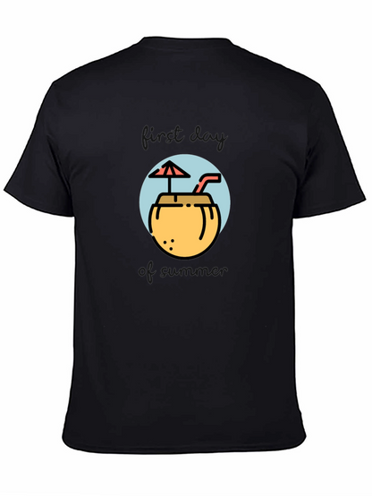 Tropical Coconut Drink Graphic Tee