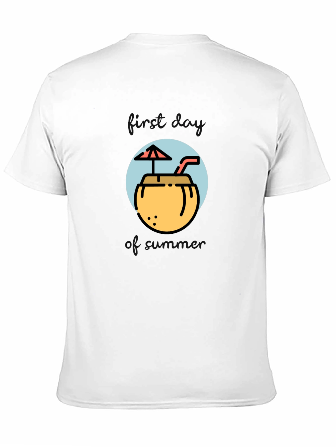 Tropical Coconut Drink Graphic Tee