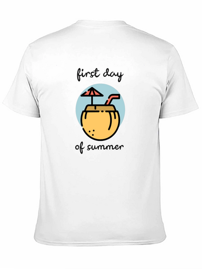 Tropical Coconut Drink Graphic Tee
