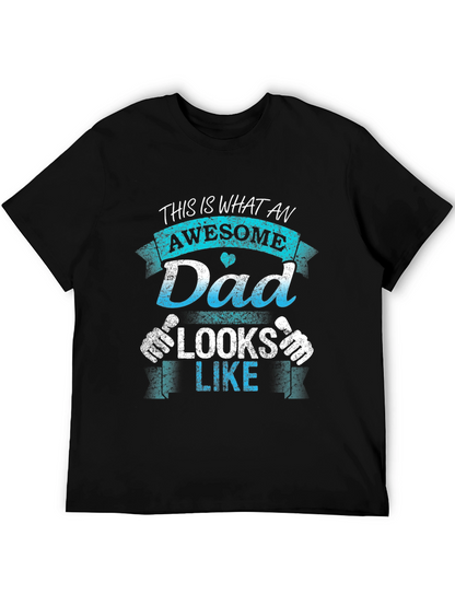 Awesome Dad T-Shirt - Novelty Graphic Tee