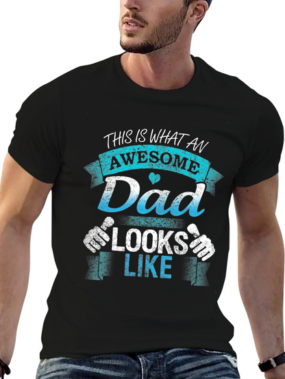 Awesome Dad T-Shirt - Novelty Graphic Tee