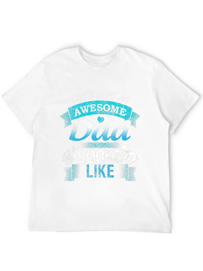 Awesome Dad T-Shirt - Novelty Graphic Tee