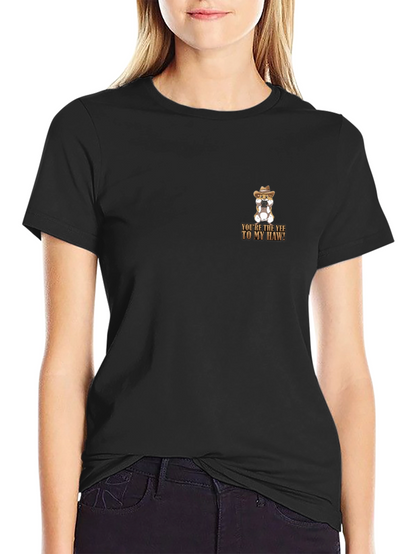 Yee to My Haw Cowboy Hamster Graphic Tee