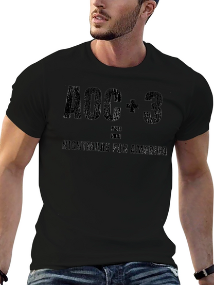 AOC + 3 = Nightmare for America Tee
