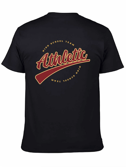 Athletic High School Team Black T-Shirt