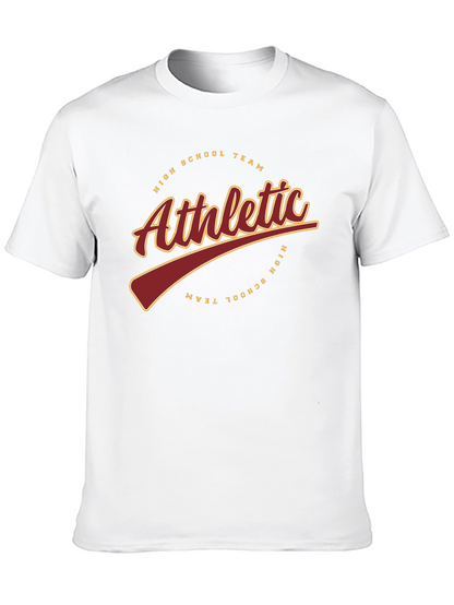 Athletic High School Team Black T-Shirt