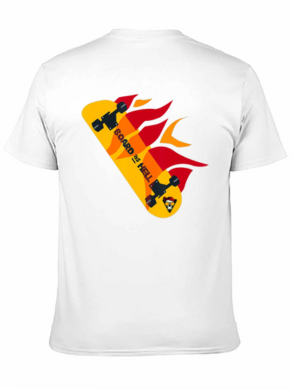 Board as Hell Graphic T-Shirt - Black