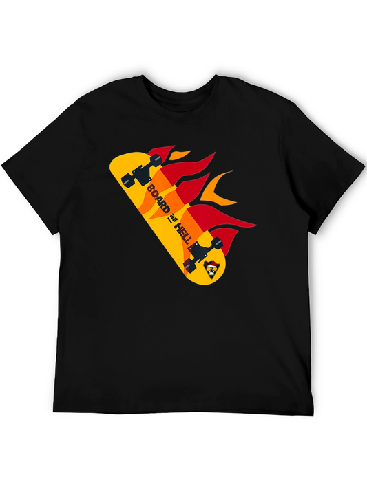 Board as Hell Graphic T-Shirt - Black
