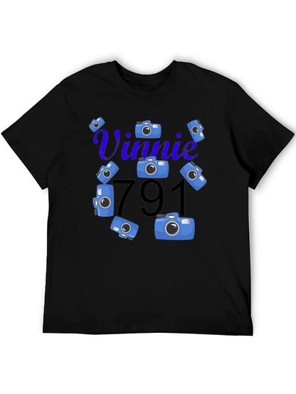 Vinnie 791 Camera Graphic T-Shirt