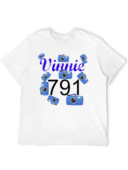 Vinnie 791 Camera Graphic T-Shirt