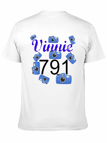 Vinnie 791 Camera Graphic T-Shirt