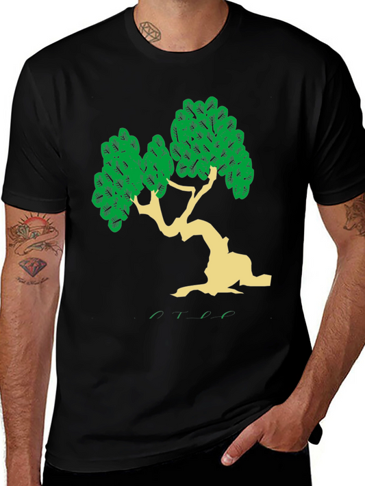 Bonsai Tree Graphic Tee - Casual Cool