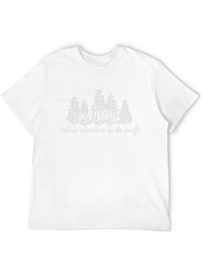 Woods Jungle Adventure Black Graphic T-Shirt