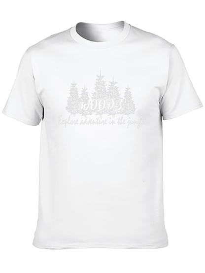 Woods Jungle Adventure Black Graphic T-Shirt
