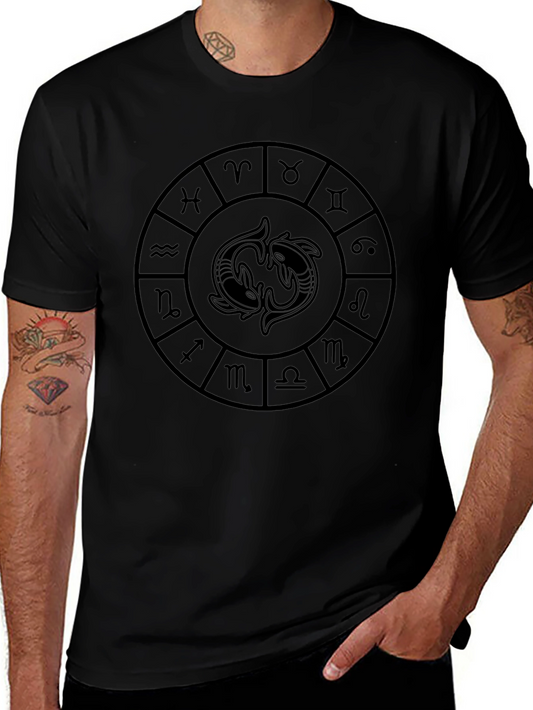 Zodiac Pisces Symbol Graphic Tee