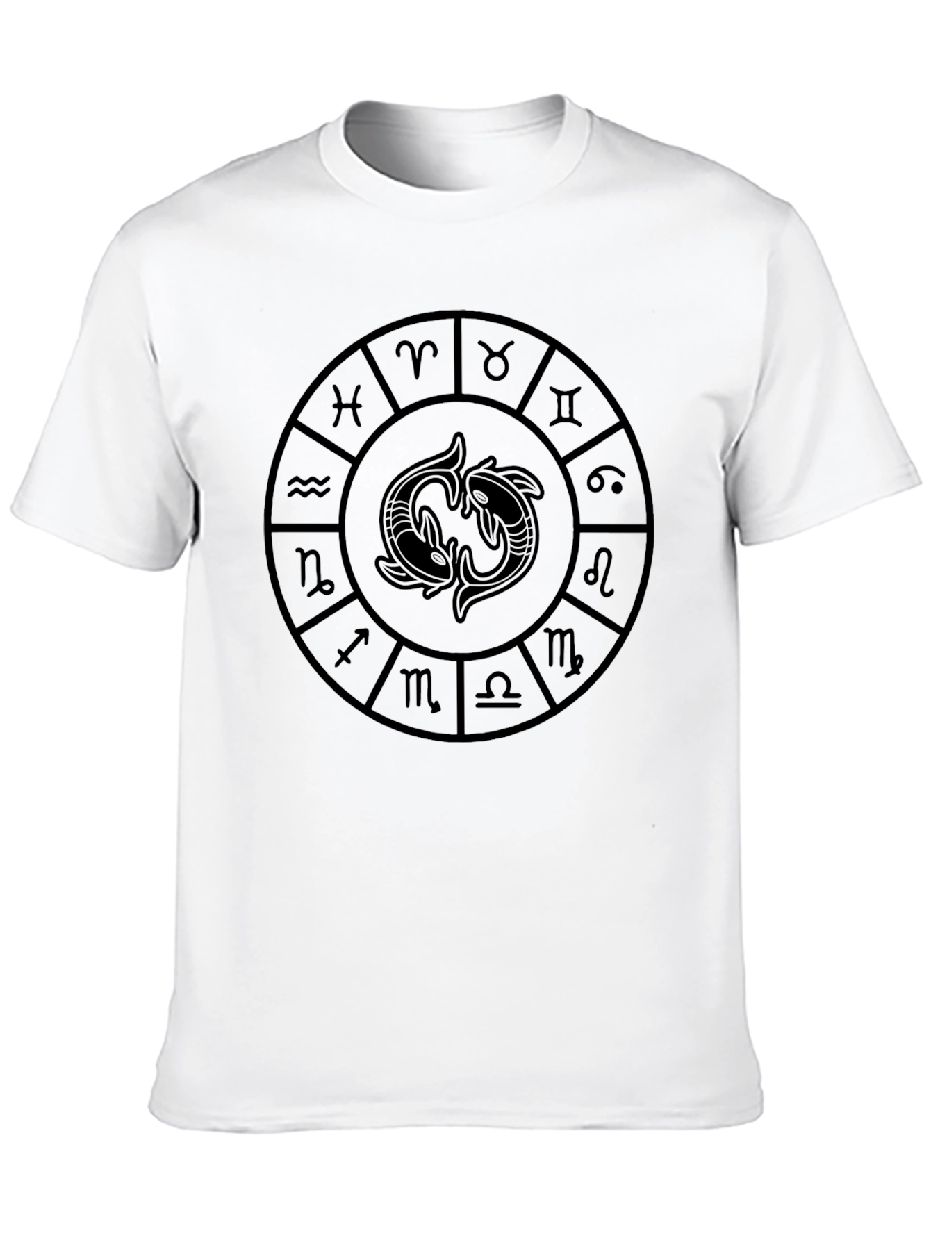 Zodiac Pisces Symbol Graphic Tee