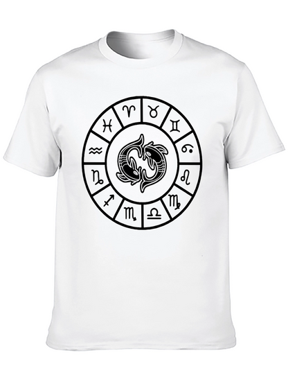 Zodiac Pisces Symbol Graphic Tee
