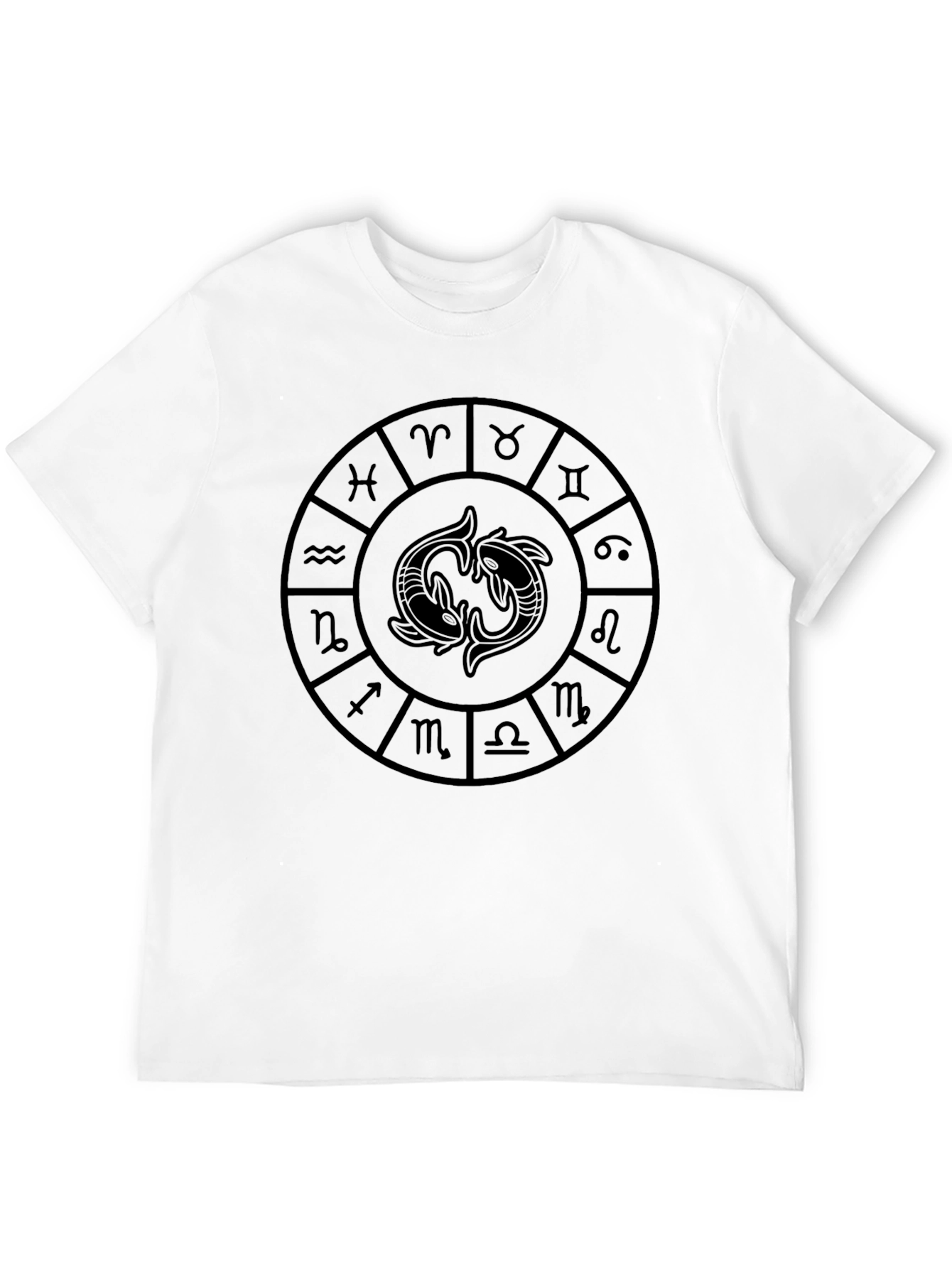 Zodiac Pisces Symbol Graphic Tee