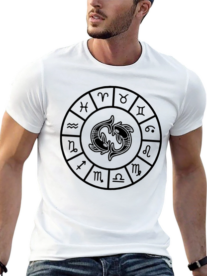 Zodiac Pisces Symbol Graphic Tee