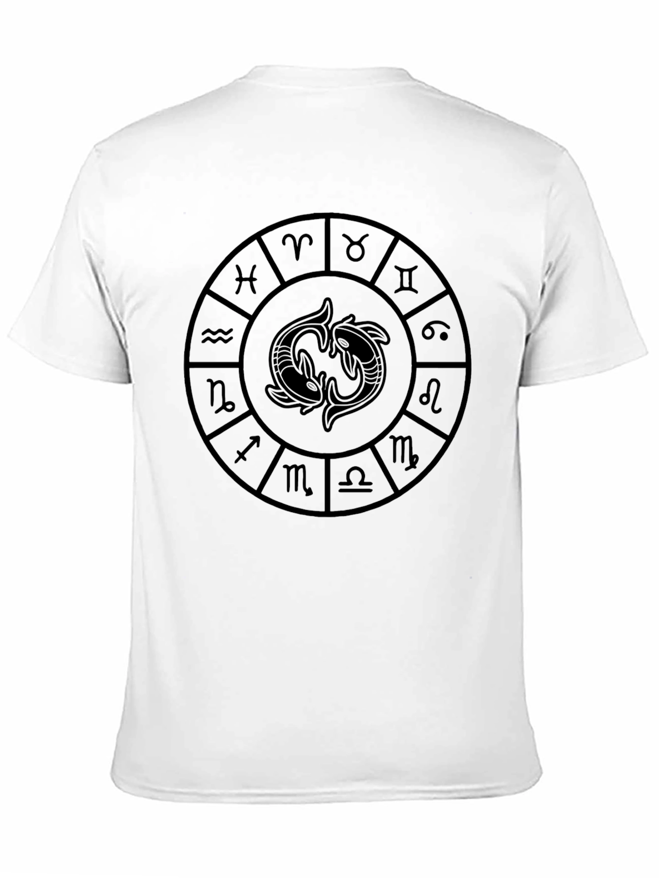 Zodiac Pisces Symbol Graphic Tee