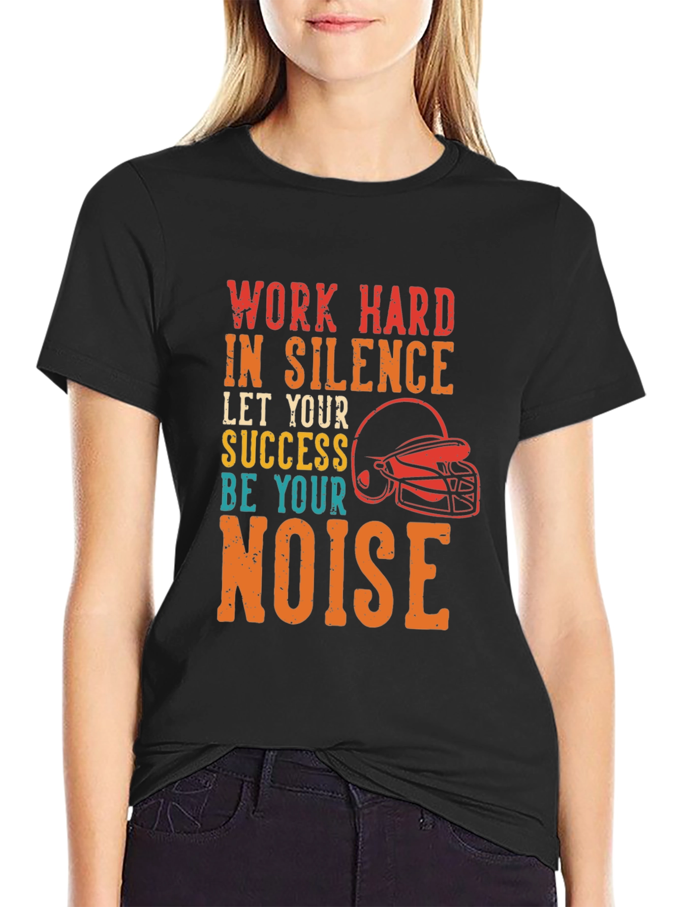 Work Hard In Silence Graphic Tee