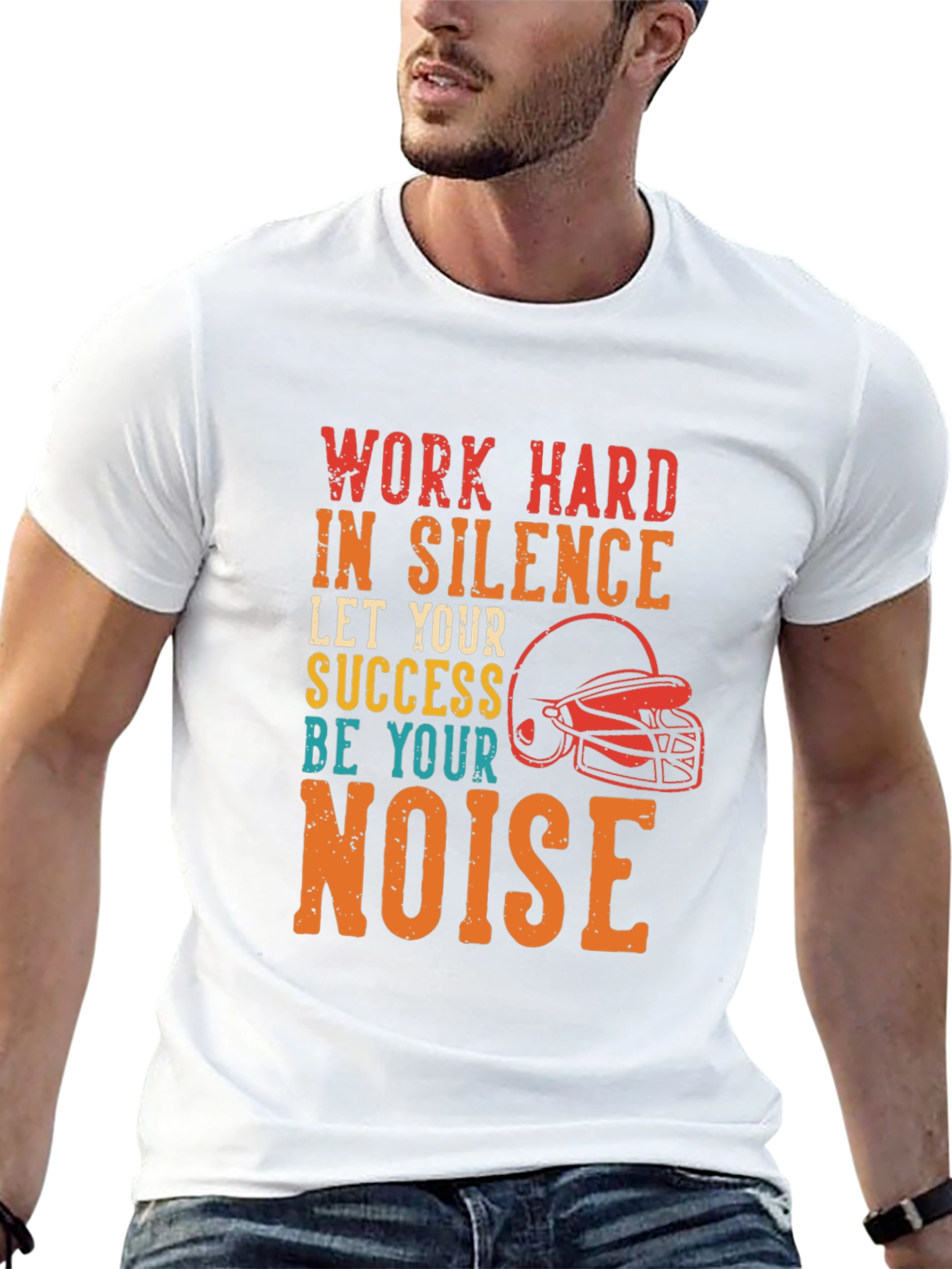 Work Hard In Silence Graphic Tee