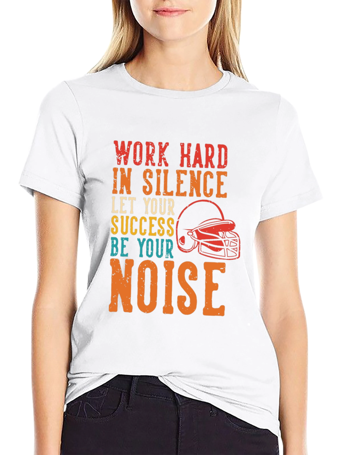 Work Hard In Silence Graphic Tee