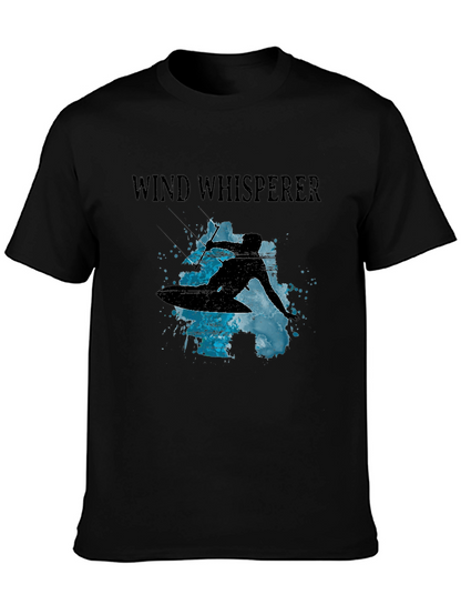 Wind Whisperer Graphic Tee - Kitesurfing Design