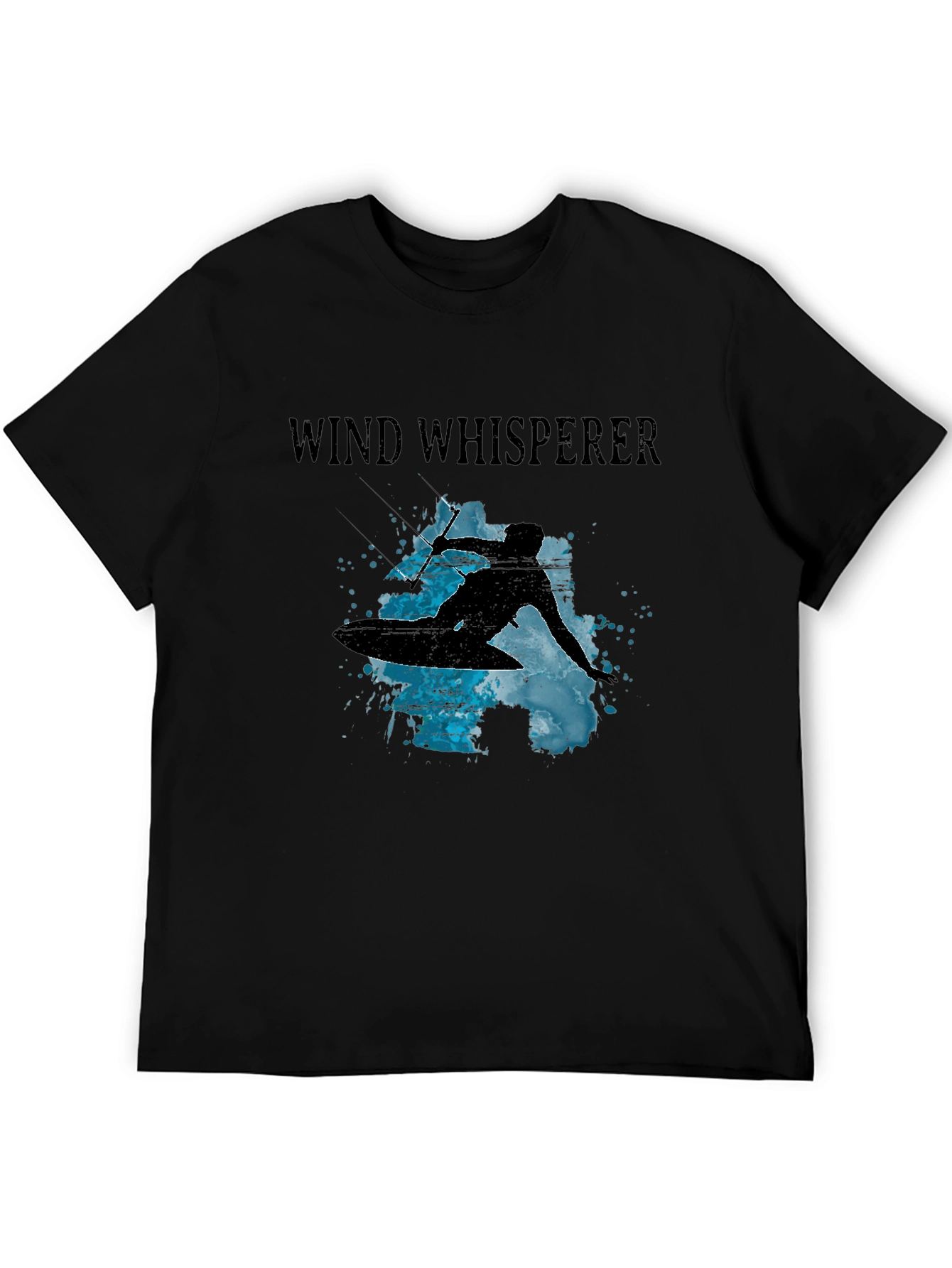 Wind Whisperer Graphic Tee - Kitesurfing Design