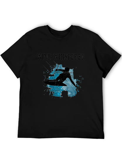 Wind Whisperer Graphic Tee - Kitesurfing Design
