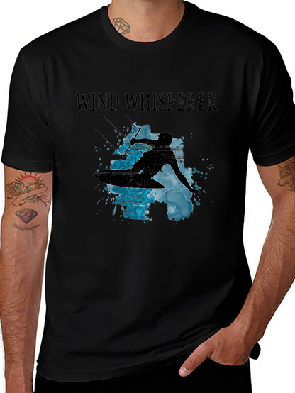 Wind Whisperer Graphic Tee - Kitesurfing Design