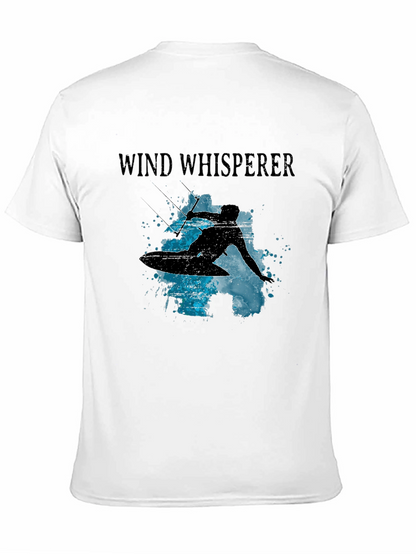 Wind Whisperer Graphic Tee - Kitesurfing Design