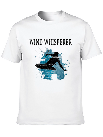 Wind Whisperer Graphic Tee - Kitesurfing Design
