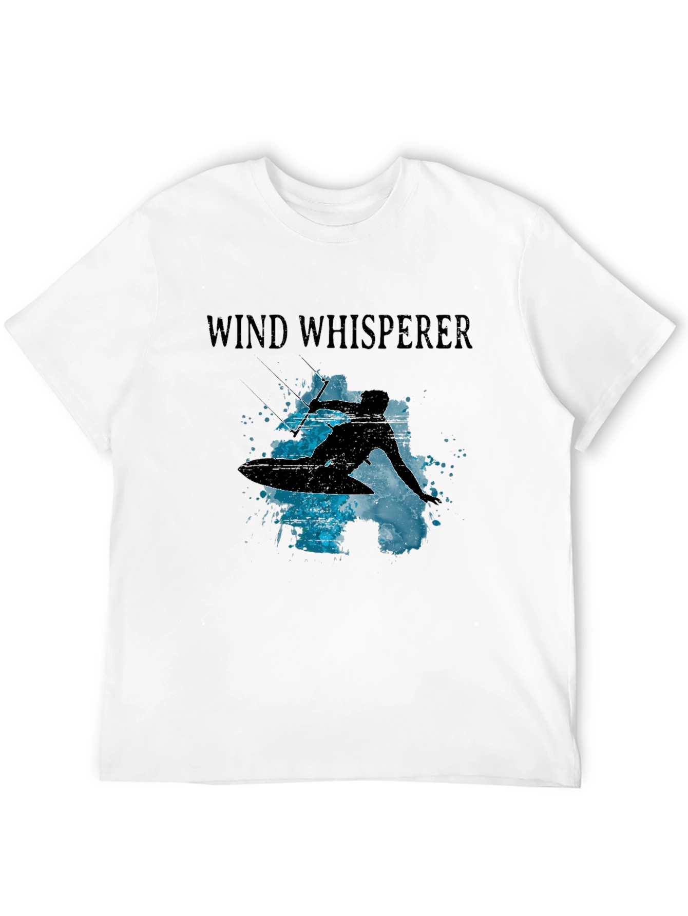 Wind Whisperer Graphic Tee - Kitesurfing Design
