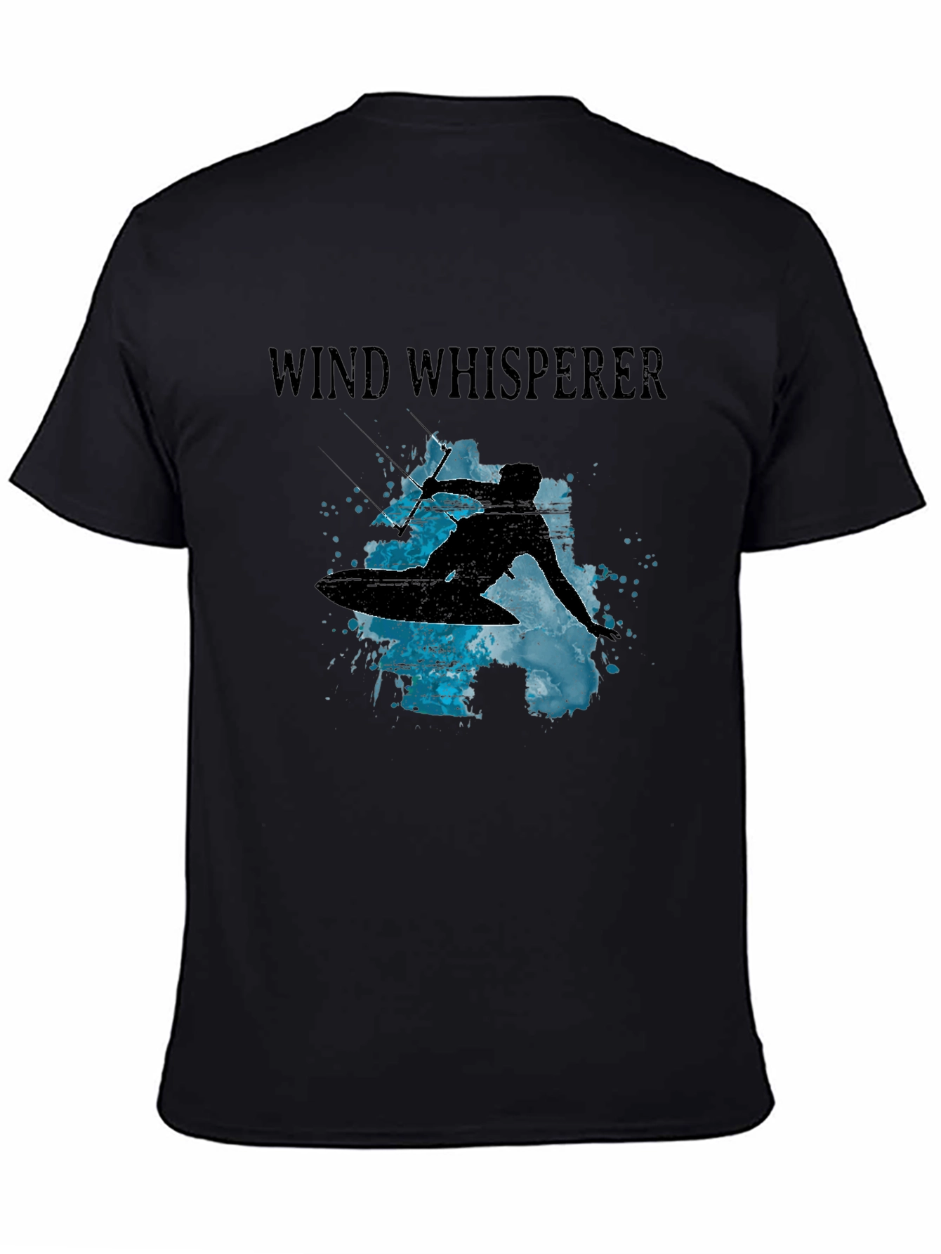 Wind Whisperer Graphic Tee - Kitesurfing Design