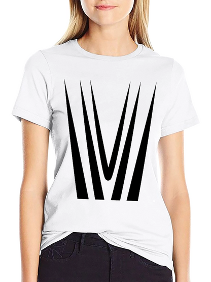 Black Geometric Design Tee