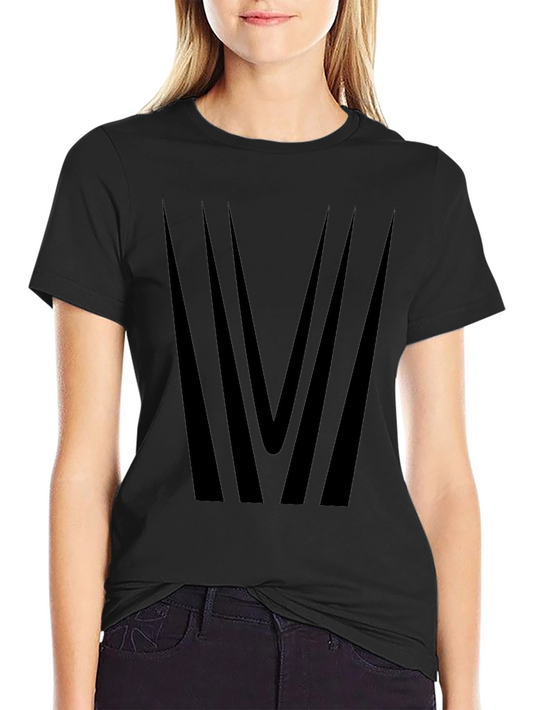 Black Geometric Design Tee